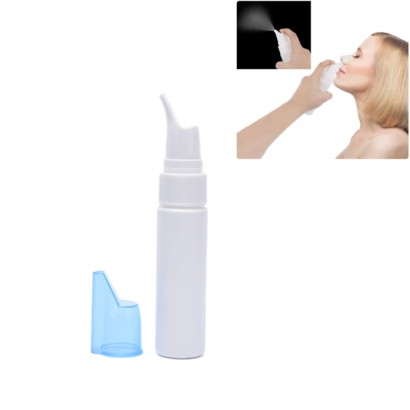 Nasal Irrigator Nose Wash Cleaner Bottle Spray Water Bottle Fine Mist Atomizer Portable Liquid Empty Container Travel Refillable