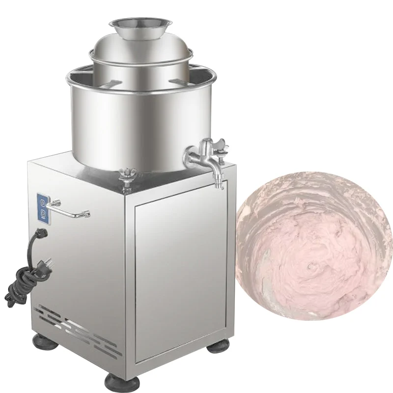 Heavy Duty Meat Slurry Machine Stainless Steel Commercial Grinder Blender For Lean Meat Balls Ham Sausage Fruit Puree Mixing