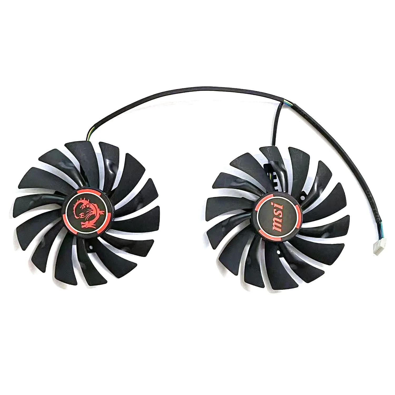 95MM PLD10010S12HH 6Pin Graphics Video Card Cooler Fan For MSI GTX970 GeForce GTX 970 GAMING Dual Fans Twin Cooling Fan