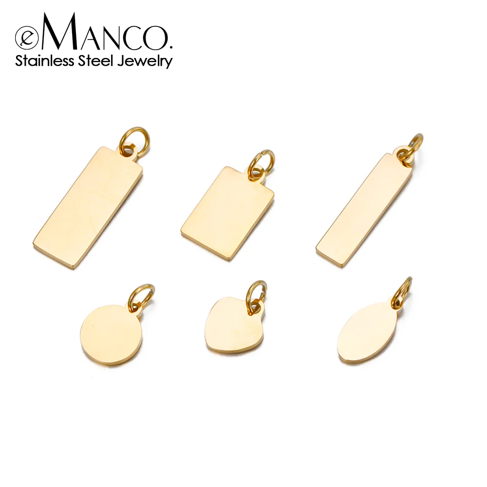 eManco Necklace Bracelet Pendant is available in 6 sizes. Wholesale Stainless Steel Minimalist Accessories