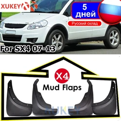 Genuine XUKEY Mud Flaps For SUZUKI SX4 07-13 Hatch Crossover OE Styled Car Mudflaps Splash Guards Mud Flap Mudguard Car Styling