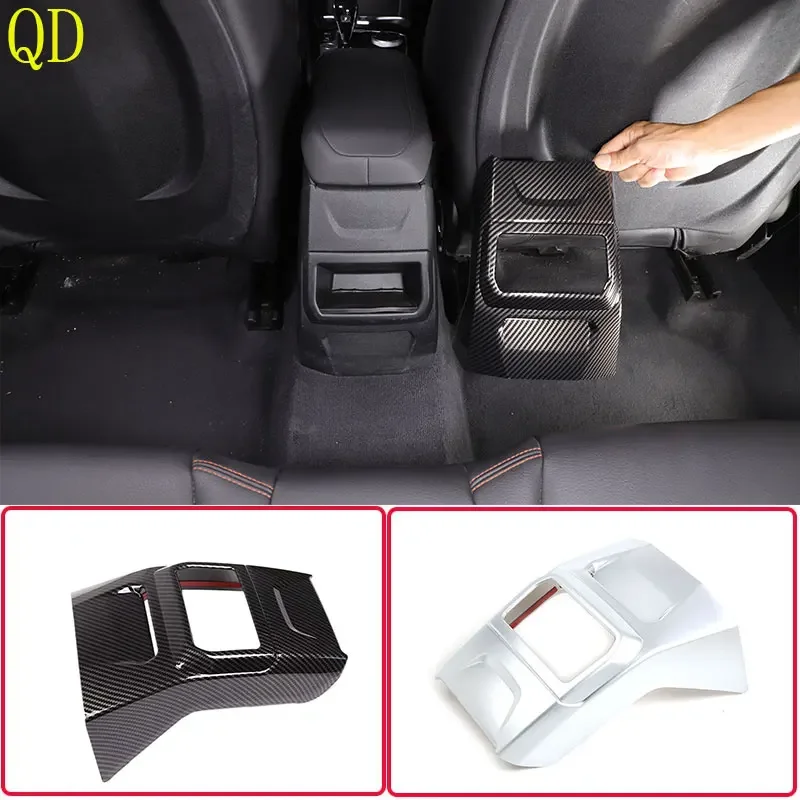 

ABS carbon fiber For BMW 1 Series 2 Series F40 F44 2020-2024 car rear air conditioning outlet anti-kick cover Car accessories