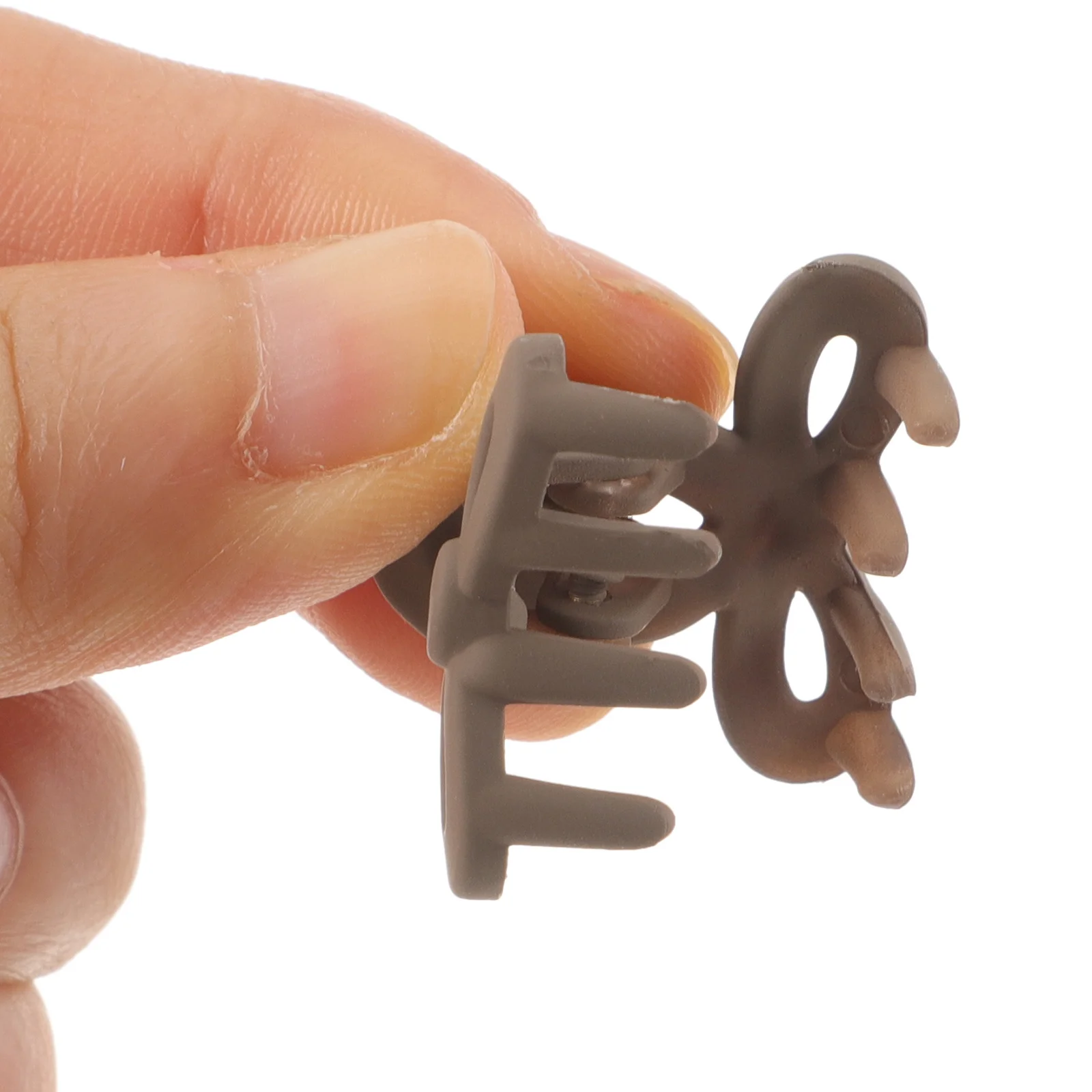 

10Pcs Small Hair Claw Clips Exquisite Teeth Design for Various Hairstyles Comfortable Wear Strong Plastic Resin