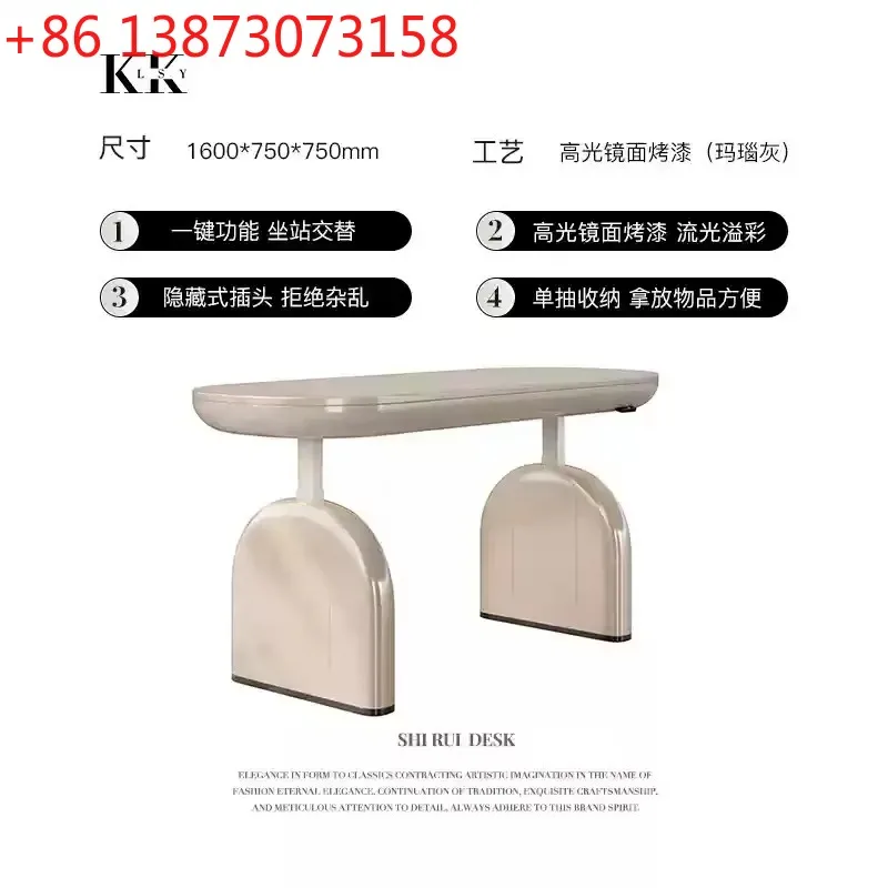 Makeup Vanity Computer Desk Bedroom Notebook Nail Office Living Room Coffee Table Storage Console Study Bureau Furniture