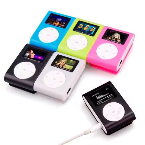 New Top SALE fashion Mini mp3 USB Clip MP3 Player LCD Screen Support 32GB Micro SD TF CardSlick stylish design Sport Compact