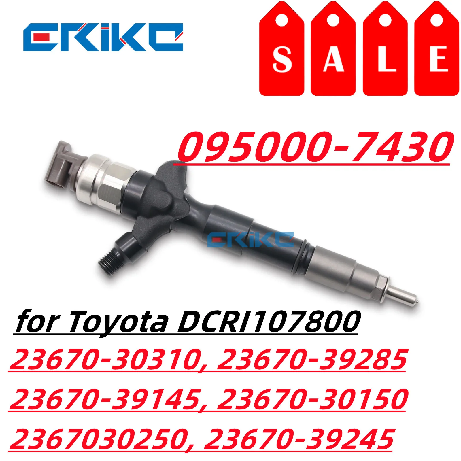 

095000-7430 095000-7431 095000-7432 Топливная форсунка в сборе для Toyota DENSO 2367030150 23670-39245 23670-30250