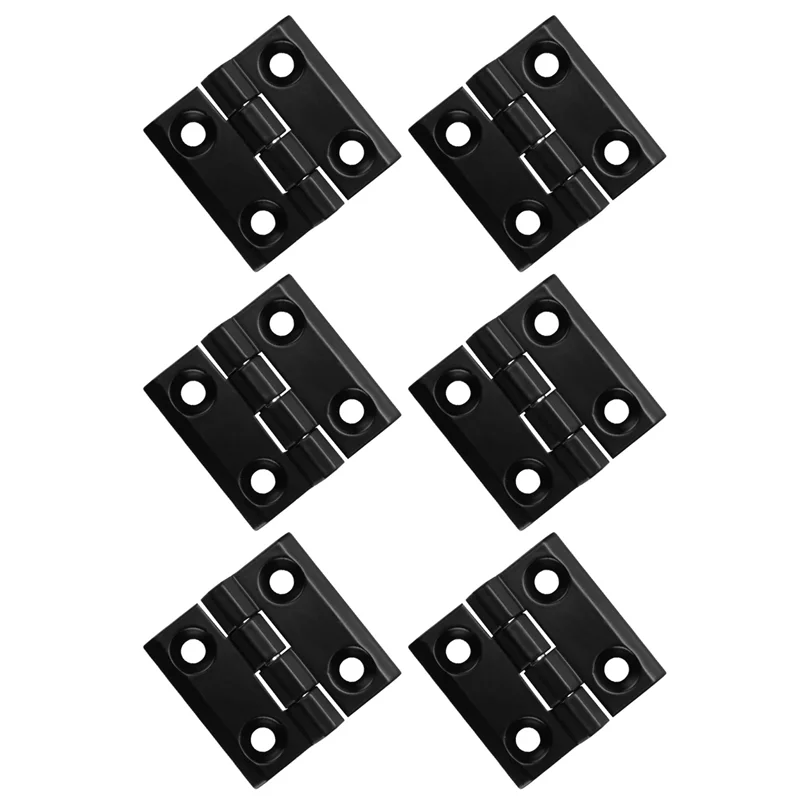 

ABAH-60X Black Aluminum Furniture Cabinet Door Hinge 50Mm X 50Mm