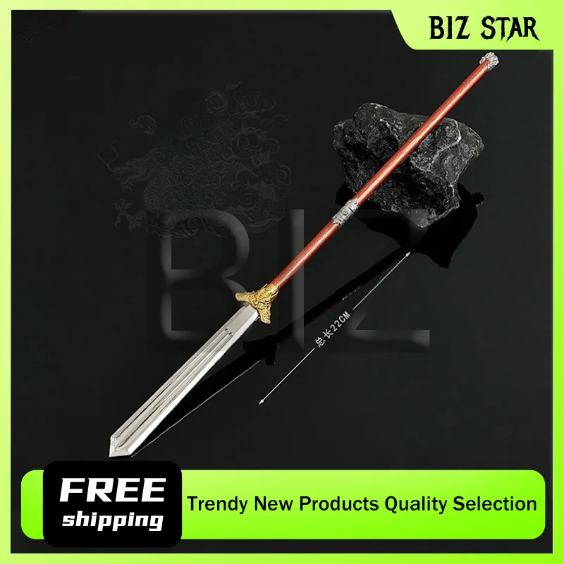 22 سنتيمتر/8.66in الباردة سلاح نموذج المعادن الحرف اليدوية زخرفة سكين كبير لعبة جمع شاشة لسطح المكتب السيف هدايا عيد ميلاد للبنين #1