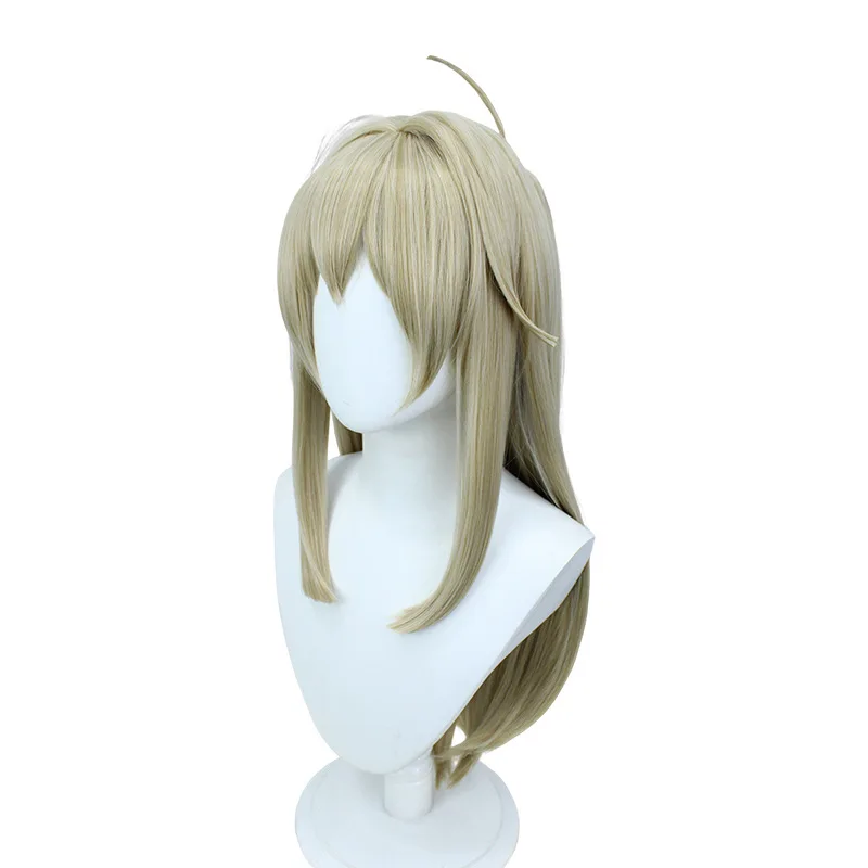 Kirara-Peluca de personaje de Genshin Impact para niña, accesorios para el cabello de Lolita, de 70CM, para Cosplay de Halloween