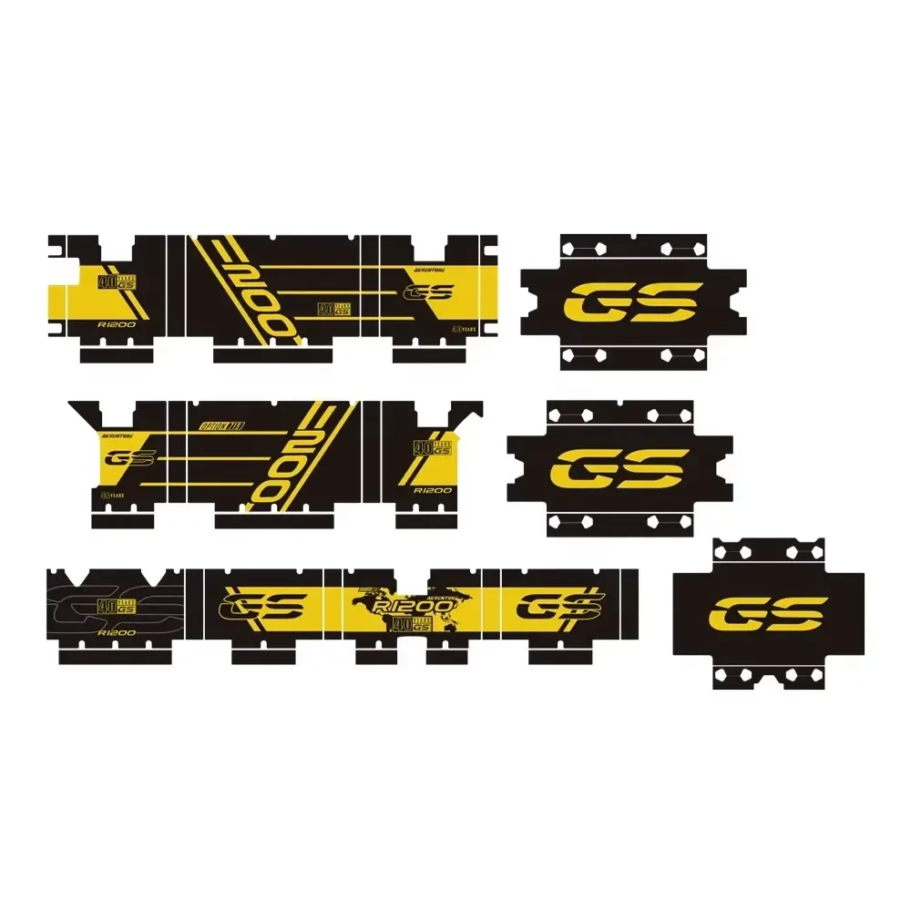 

Motorcycle Reflective Sticker for BMW Panniers Aluminum Box R1200GS Adventure Triple Black 2004-2018