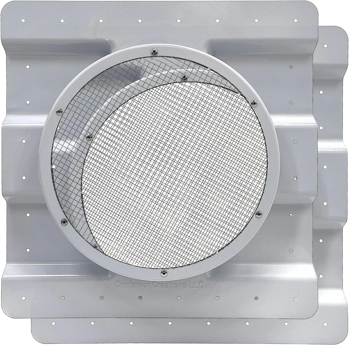 

High Quality 2-Pack Container Roof Vents, Add 12-inch Whirlybird Turbine or Solar Vent Storage Containers