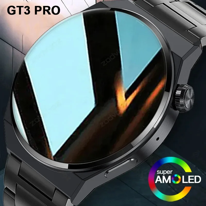 

GT3 Pro Smart watch 390*390 HD Screen Display Voice Calling Health Heart Rate Bluetooth Call IP68 Waterproof Sports SmartWatches