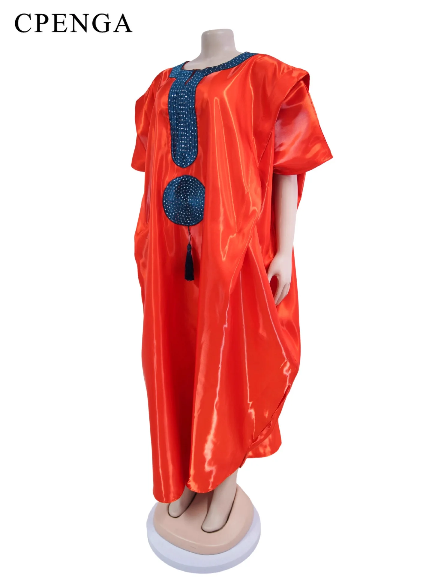 فستان ماكسي أفريقي مقاس كبير للنساء رداء قفطان تقليدي رمضان عباية إسلامية تركيا فساتين نسائية فاخرة أنيقة 2025 #6