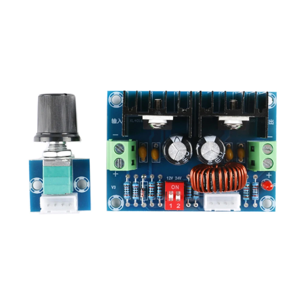 DC-DC Voltage Regulator Module 200W XL4016 Step-Down Buck Board High Power 8A Met Externe Potentiometer
