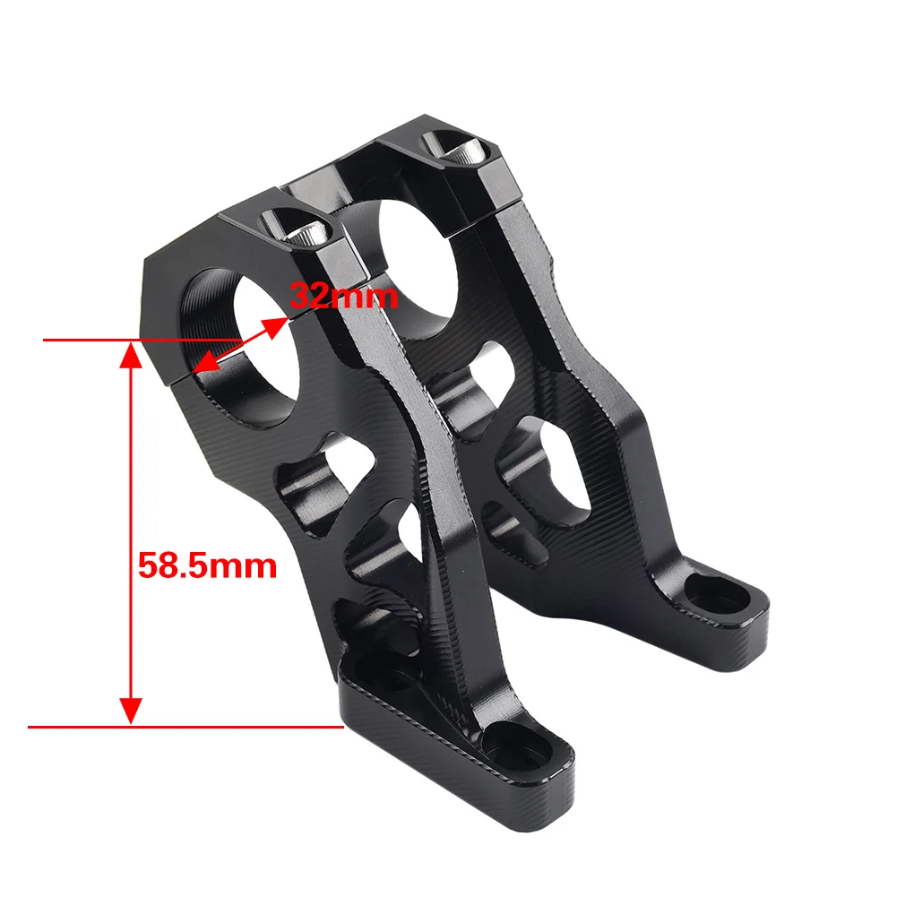 Motorcycle Handlebar Riser Aluminum Alloy Black For Talaria Sting MX3 MX4 Electric Dirt Bike
