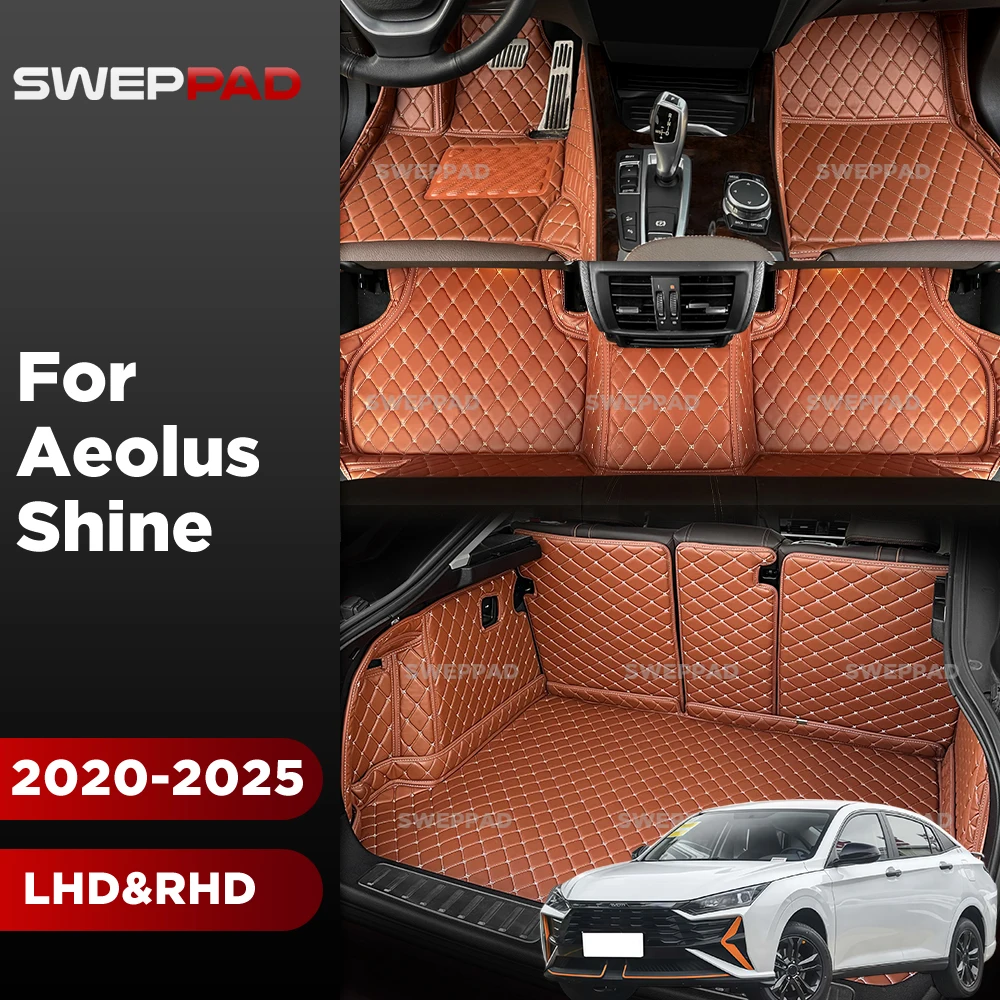 Car Floor Mats For Aeolus Shine 2020-2025 24 23 22 21Trunk mat Cargo Liner Protection Carpet Custom Floor Liners Accessories