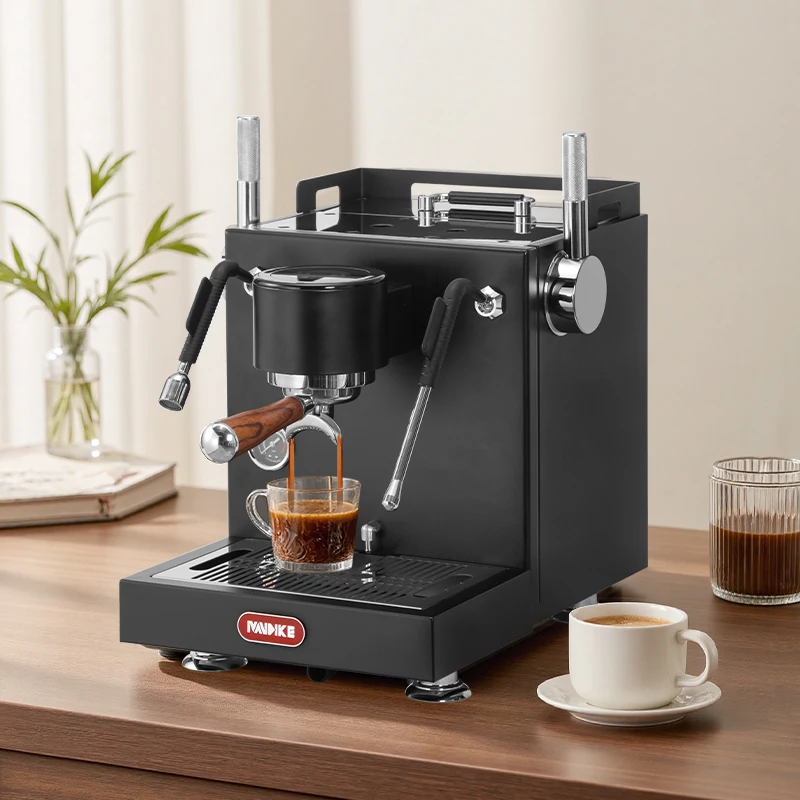 

58mm Stainless Steel Semi-Automatic Espresso Machine Electric Commercial Office Espresso Maker For US/EU For Cars & Hotels