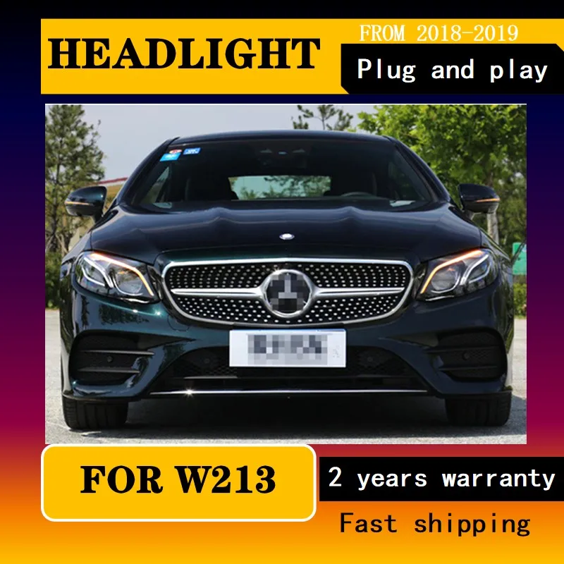 Car Styling for Mercedes Benz E Class Headlight 2017-2019 Mercedes W213 Headlight DRL Turn Signal High Beam Projector Lens