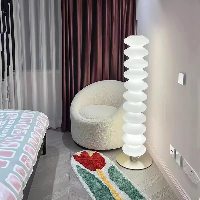 Mikko floor lamp Creative Sugar Gourd glass standing lamp Led Bedside Bedroom Living Room ambient lighting lounge standing light