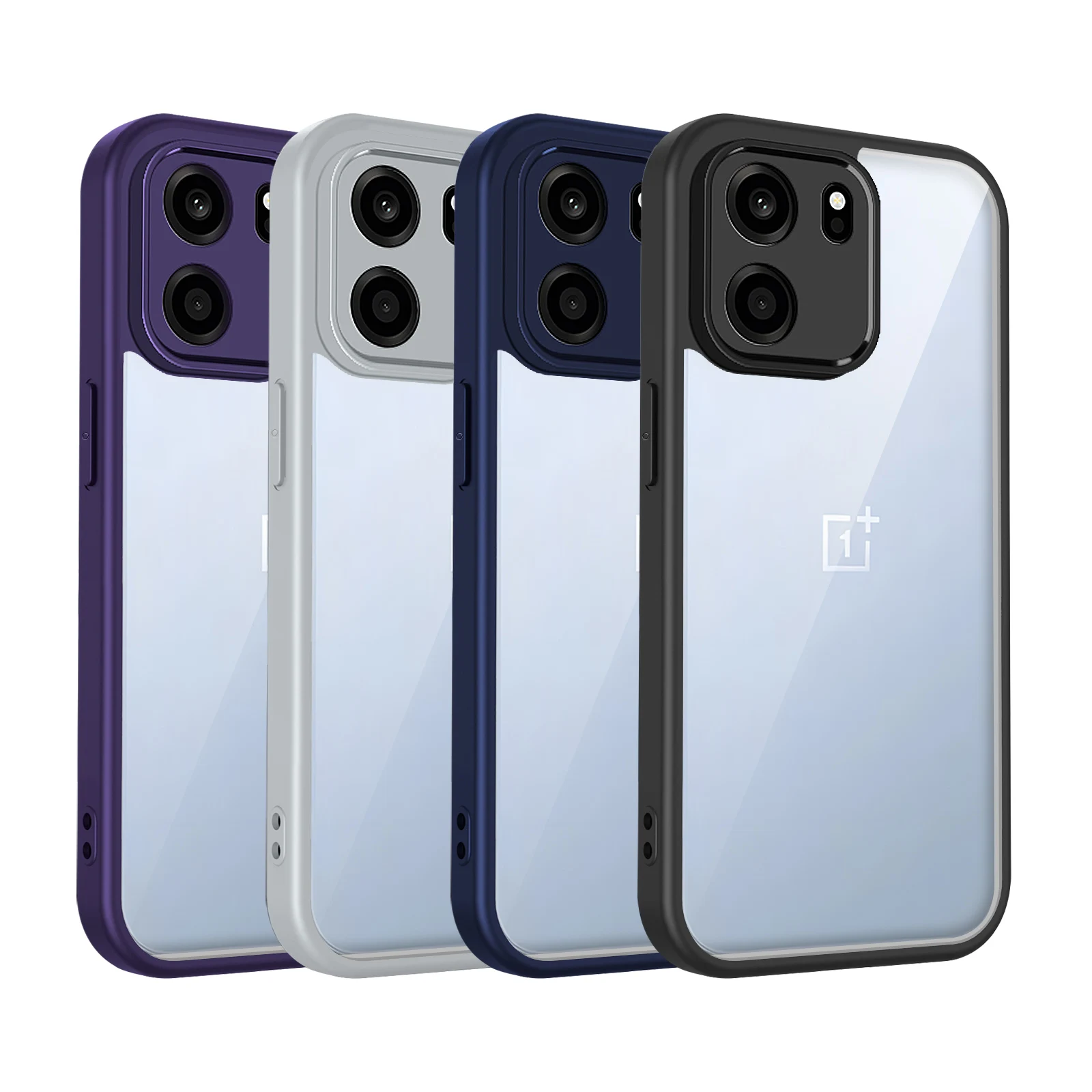 Oneplus Nord CE6 CPH2805 Hülle Luftpolster Stoßfeste Silikon-Stoßfänger Klare Matte Rückseite Harte Handyhülle für Oneplus Nord CE6