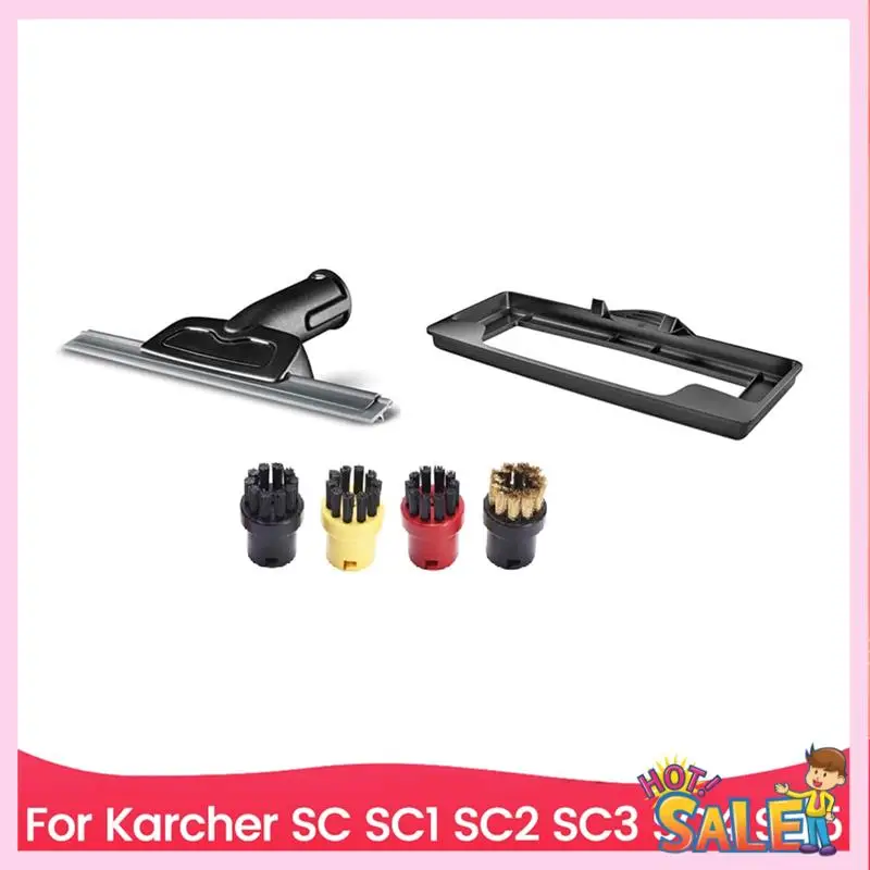 

A88X Window Squeegee Nozzle Carpet Glider And Steam Brush For Karcher SC1 SC2 SC3 SC4 SC5 Steam Cleaner Accessories Kit