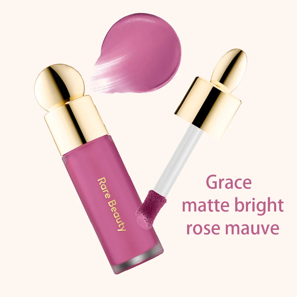 Rare Beauty Mild Touch Velvet Fluffy Silky Creamy-to-dust Cheek Tint Sheer And Slim Fit Mild Touch Fluid Blush Organic Glow