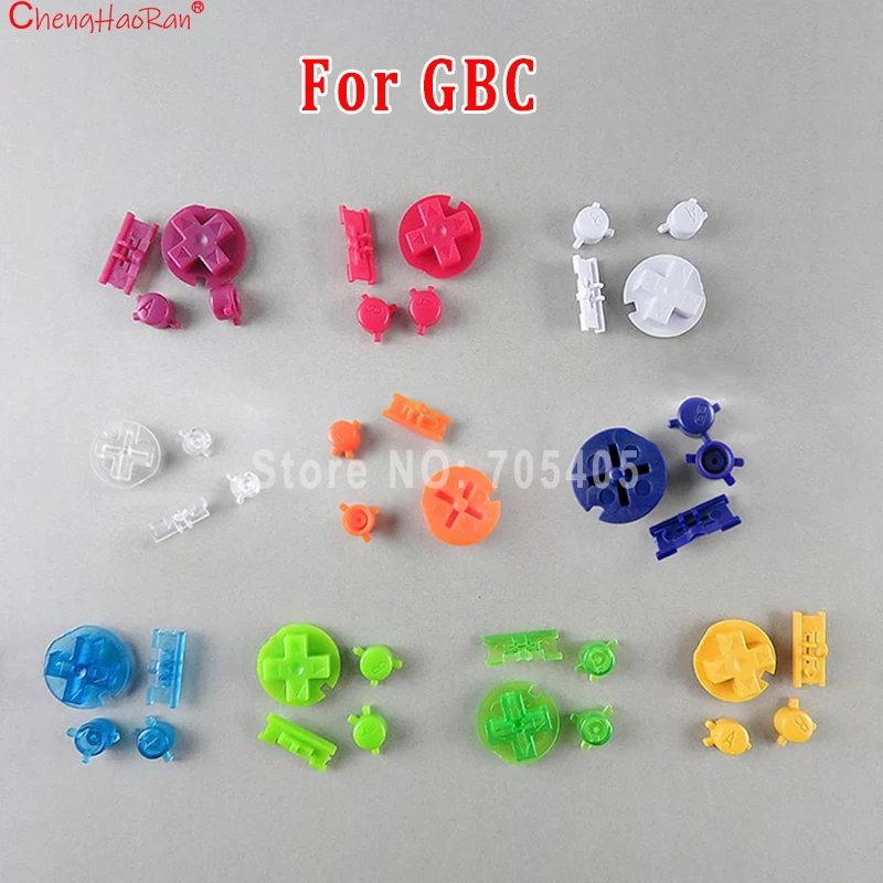 1Set 4in1 Repair Replacement Keys For Game Boy Color GBC Changing Game Console Color AB Buttons High Quality Buttons