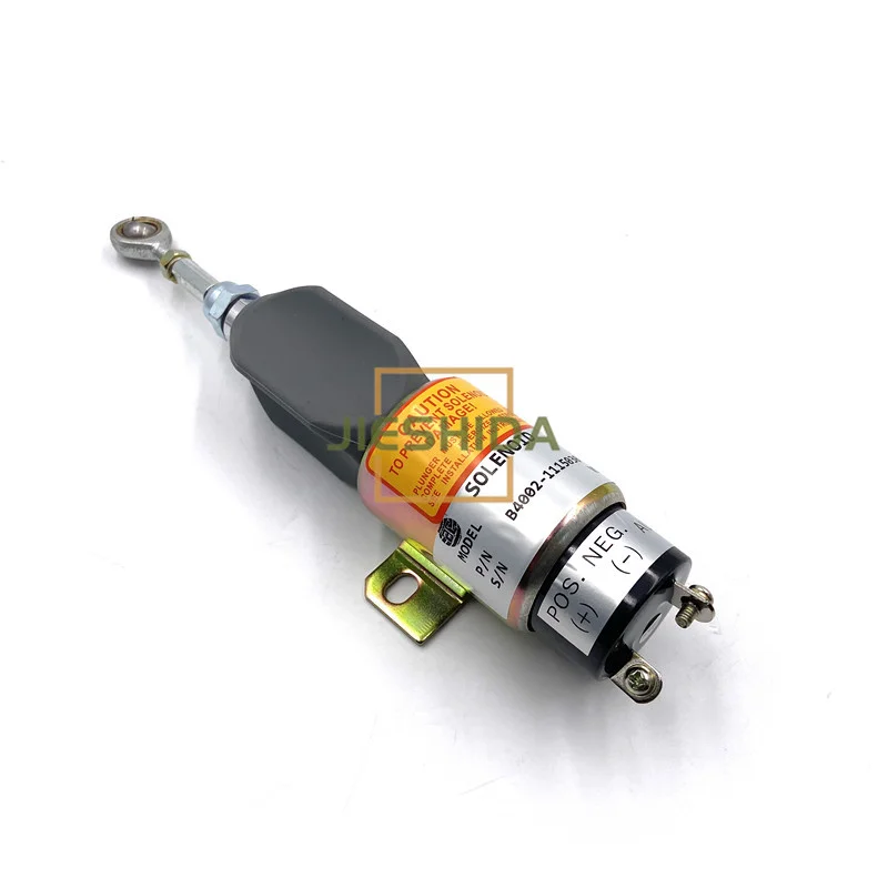 For Komatsu PC60/120/200-7 flameout solenoid valve B4002-1115030 flameout switch oil cut-off valve excavator accessories