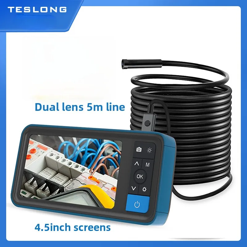 Teslong 5mm single Lens Endoscope Camera HD 1080P Borescope Inspection Camera 5M