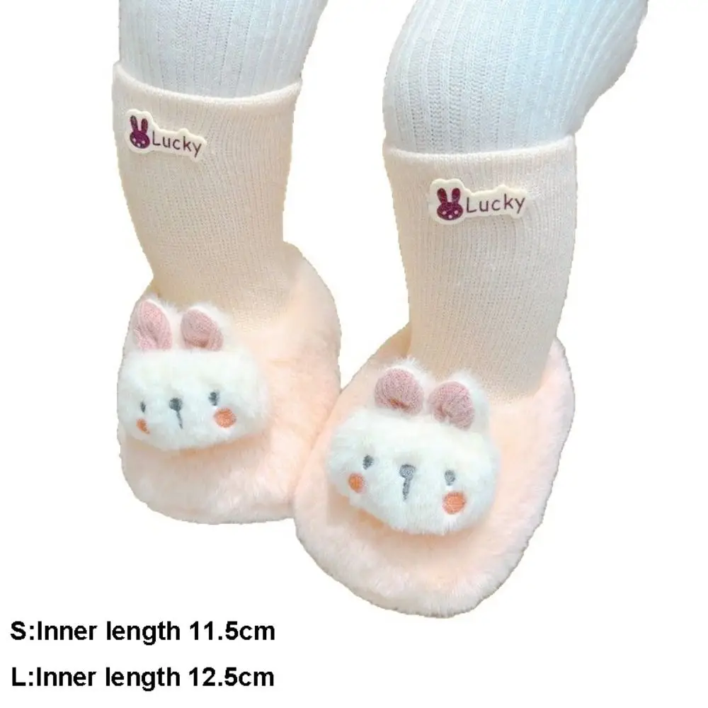 جديد دافئ الطفل الجوارب أحذية لينة حذاء طفل صغير الكرتون المضادة للانزلاق الوليد الطابق الجوارب الشتاء