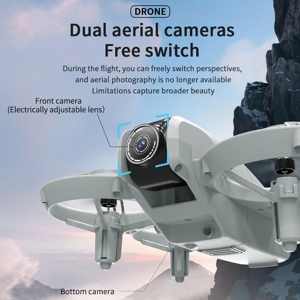New A26 Mini Drone with Camera HD 8K FPV RC Drones Profesional Five-sided Obstacle Avoidance Helicopter Drone Toy S86637369691849c5a3c62d09f258973eb