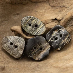 5pcs Irregular Buttons for Clothing Oval Flower Square Triangle Sewing Accessories For Casual Jacket Sweater Suit Cute Buttons