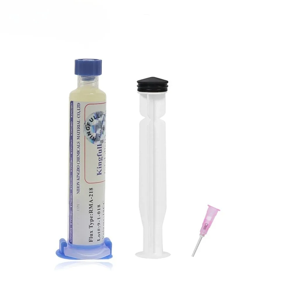 Nc-559-asm Flux Bga Balls,Liquid Solder for Soldering Syringe Solder Paste 10ml Flux for Soldering No Cleaning Welding Tools