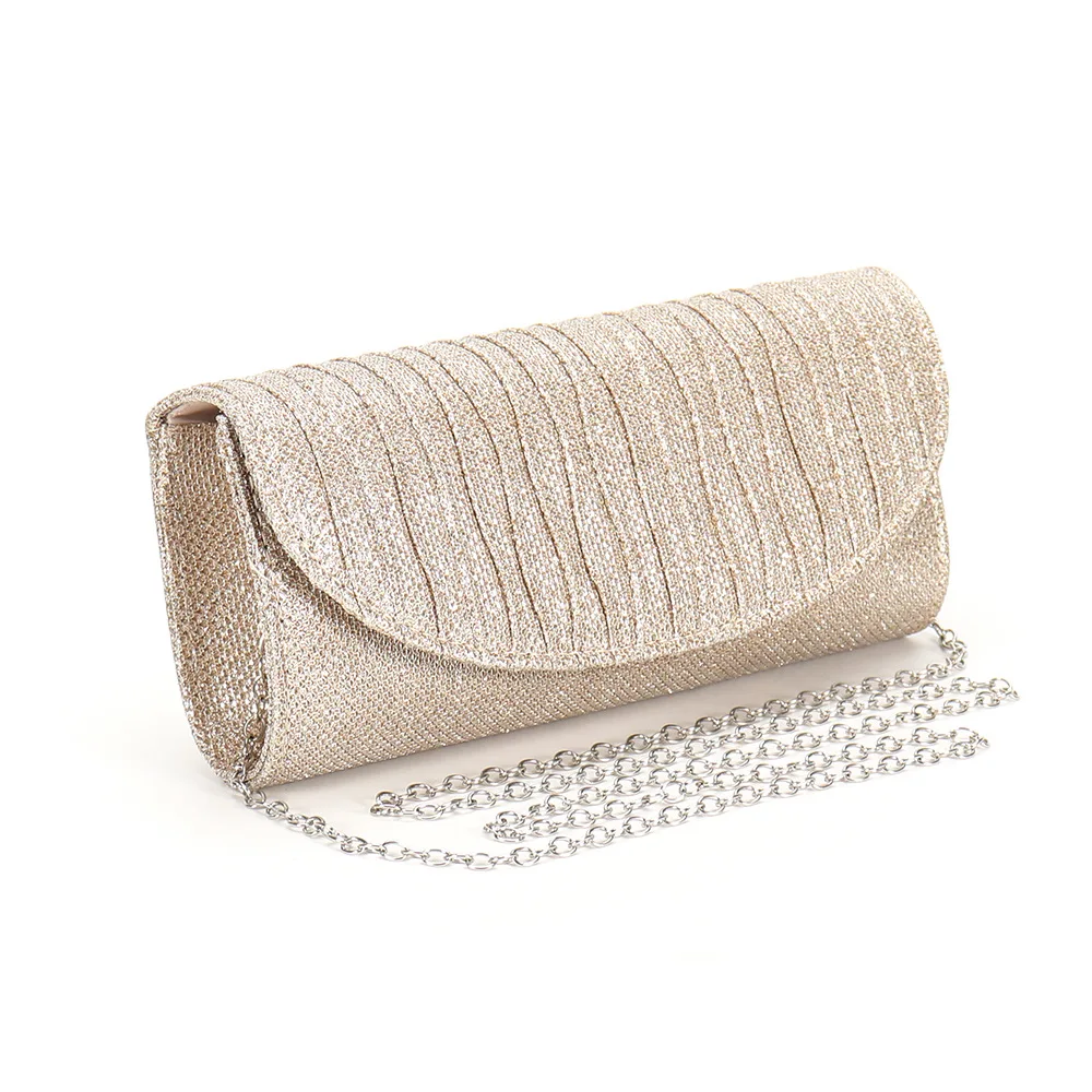 

Fashion Evening Clutches Bags for Women's Wedding Party Long Purse Chain Shoulder Bags Ladies Luxury Glitter Sequins Handbags