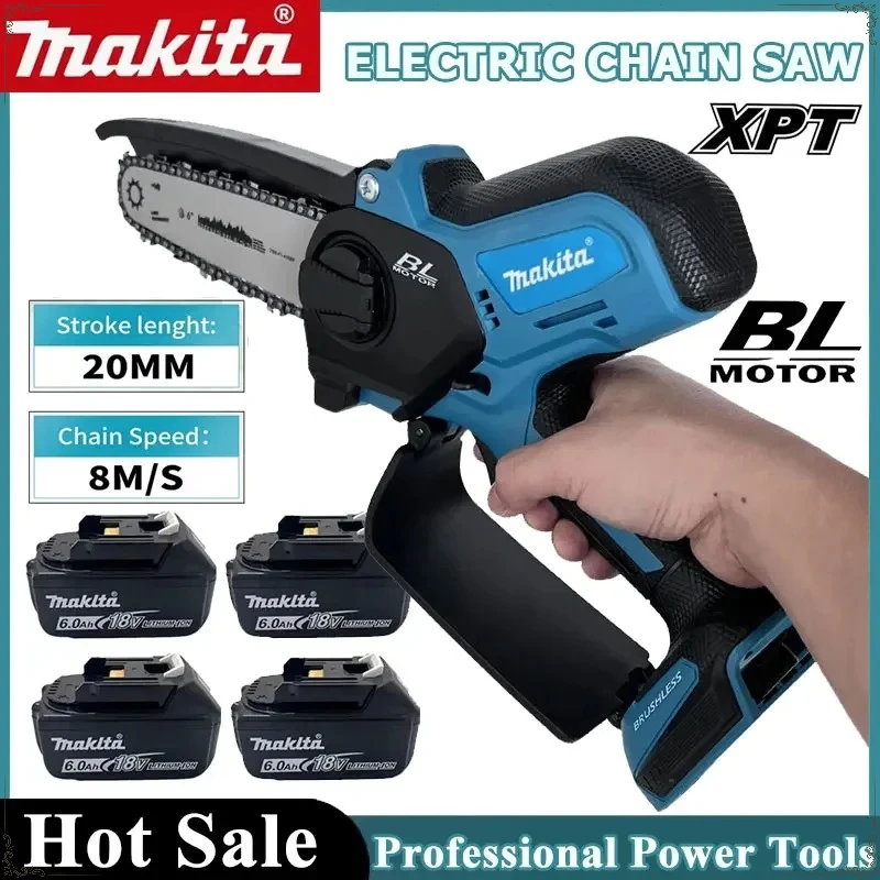 

Makita 6Inch Chain Saw Electric Saw Handheld Portable Wood Logging Chainsaw Garden Pruning Wood Power Tool