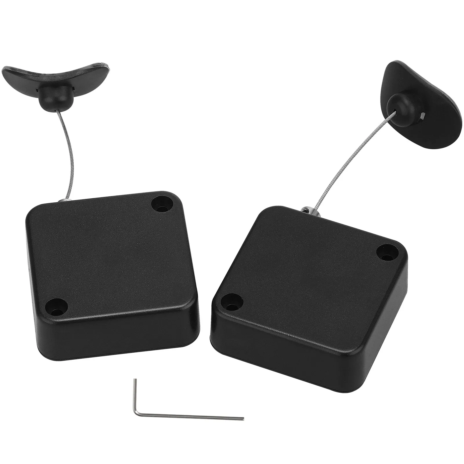 

2pcs Remote Control Tether Telescopic Security Cable Retractable Safety Lock Remote Control Holder Lock Anti Theft Anti Loss
