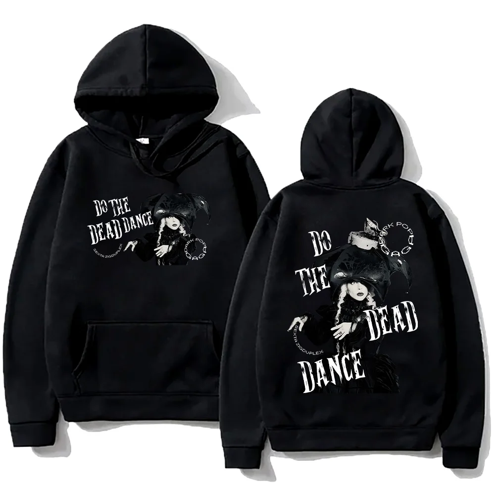 

Lady Gaga Gothic Aesthetic Hoodies Lady Gaga The Dead Dance Graphic Sweatshirts Men Women High Street Loose Pullover Long Sleeve