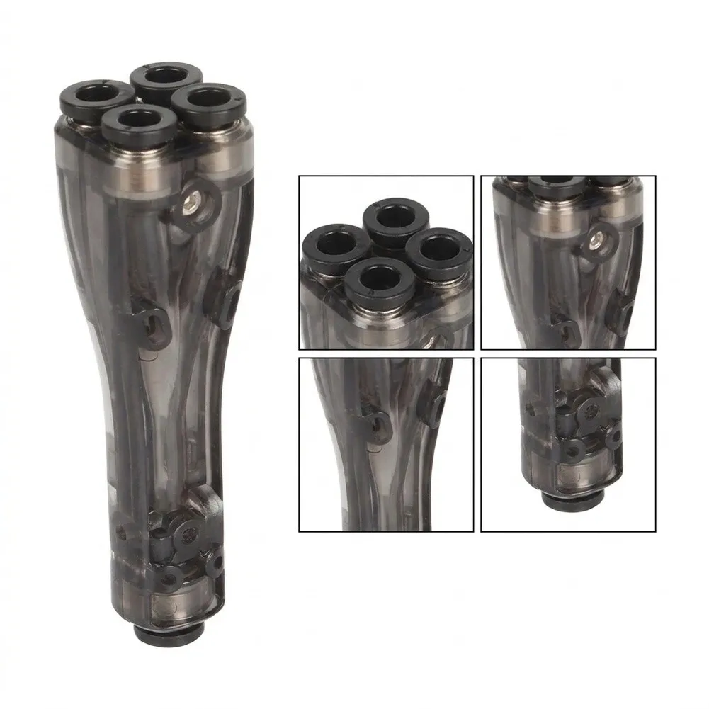 4-in-1 PTFE Tubing Expansion Adapter for Bambu Lab P1S P1P H2S A1 A1 X1C X1E 3D Printers Includes 5 Cleaning Pads