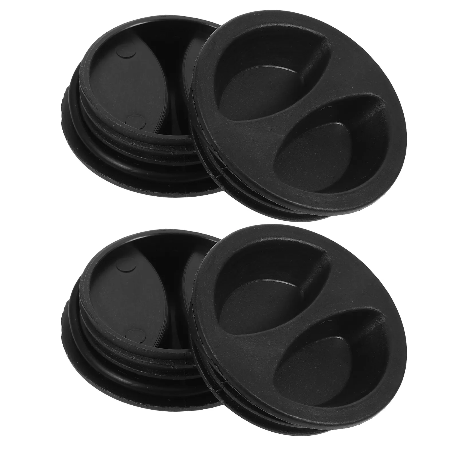 4Pcs Outdoor Umbrella Base Cover Caps Patio Table Hole Inserts Water Drainage Protector Parasol Hole Ring Plug for Garden Yard