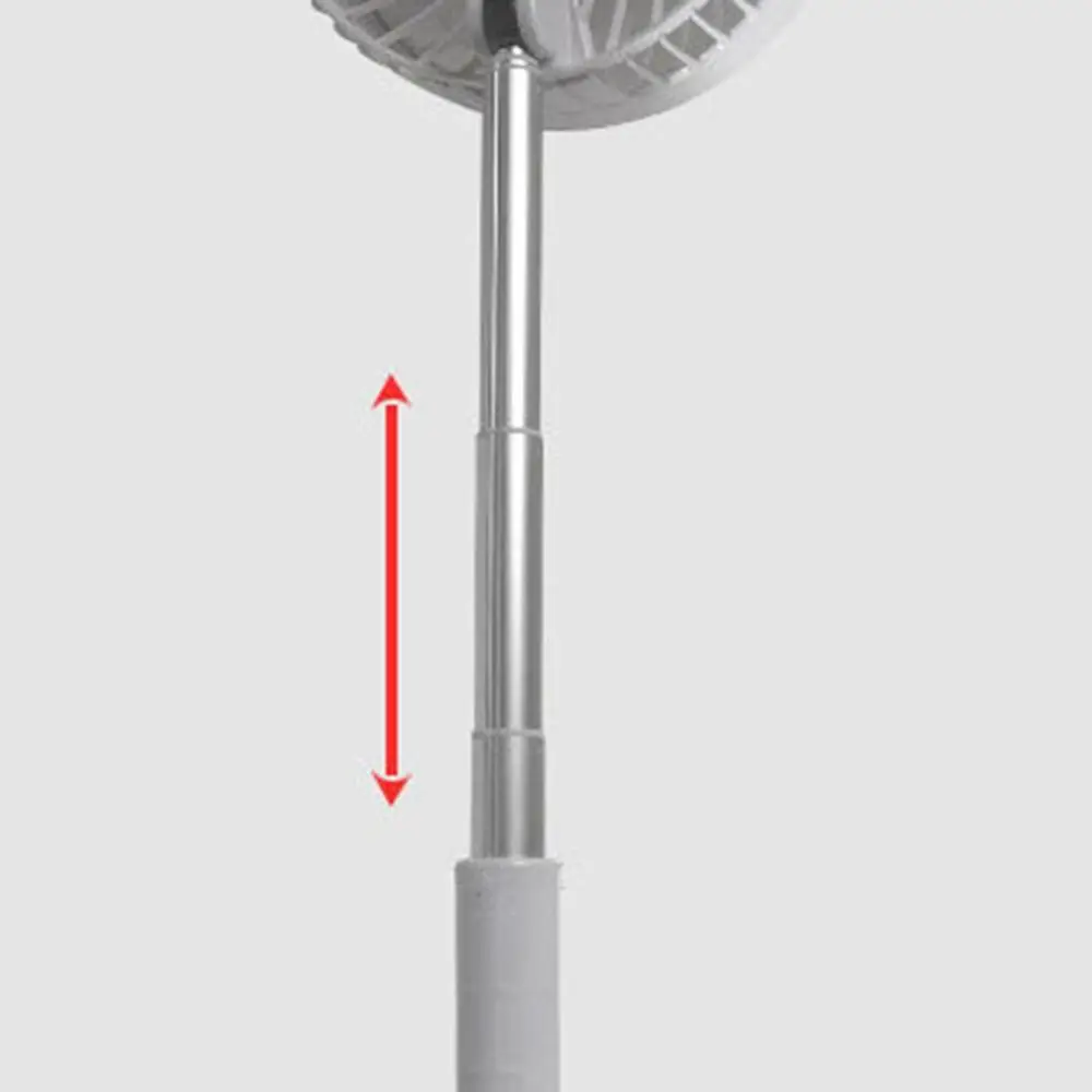 

24H Long Battery Life Telescopic Electric Fan 1m 4 Speed Adjustable Foldable Floor Fan USB Rechargeable Portable