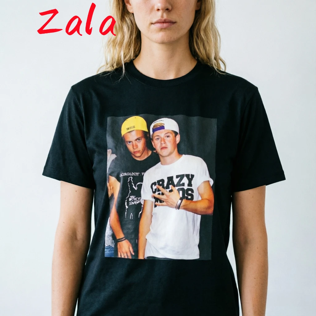 Harry and Niall Horan Love on Tour Women's T-shirt Crazy T-Shirts Round Neck Tees Short Sleeve Women's Clothing Summer Men Tops