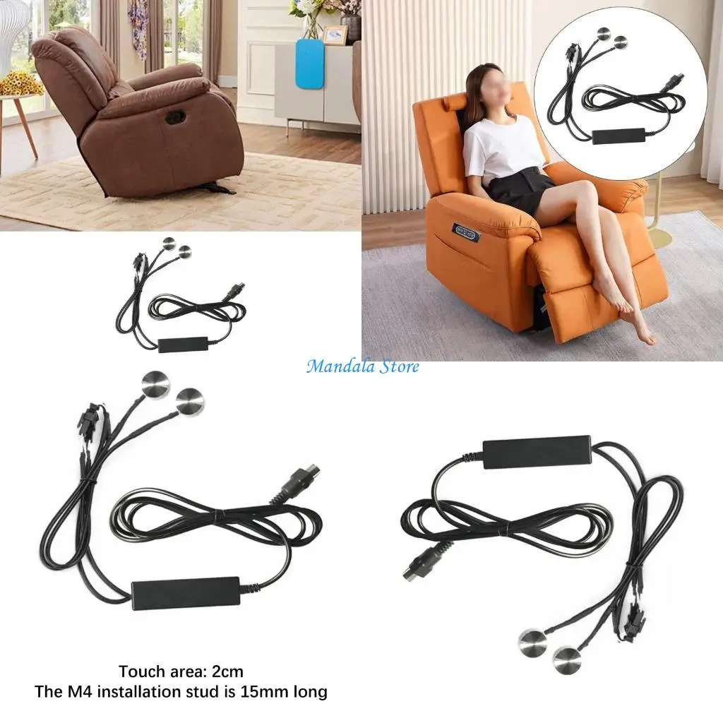 U2JC Replacement Touch Control Box for Electric Lift Chairs 5Pin Sturdy Designs