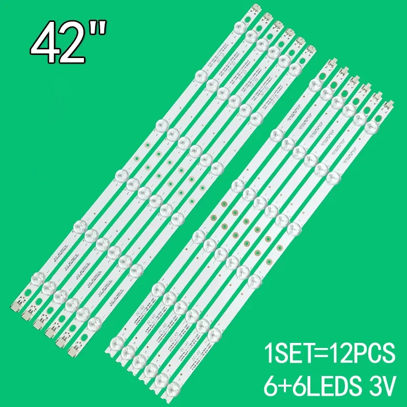 12PCS is a new LED backlight tape suitable for LG42 inch  42LS3100-CE 6916L-1029A 6916L-1028A 6916L-0882A 6916L-0113A 42LM340T