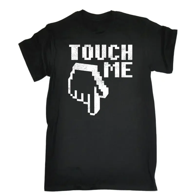 Touch Me Computer Finger T Shirt Offensive Humor Joke Willy Birthday Funny Gift