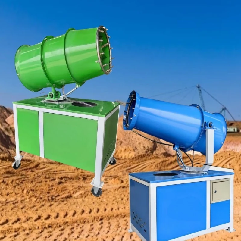Construction site environmental protection dust removal fog cannon machine 30/60 meters automatic high-range sprayer