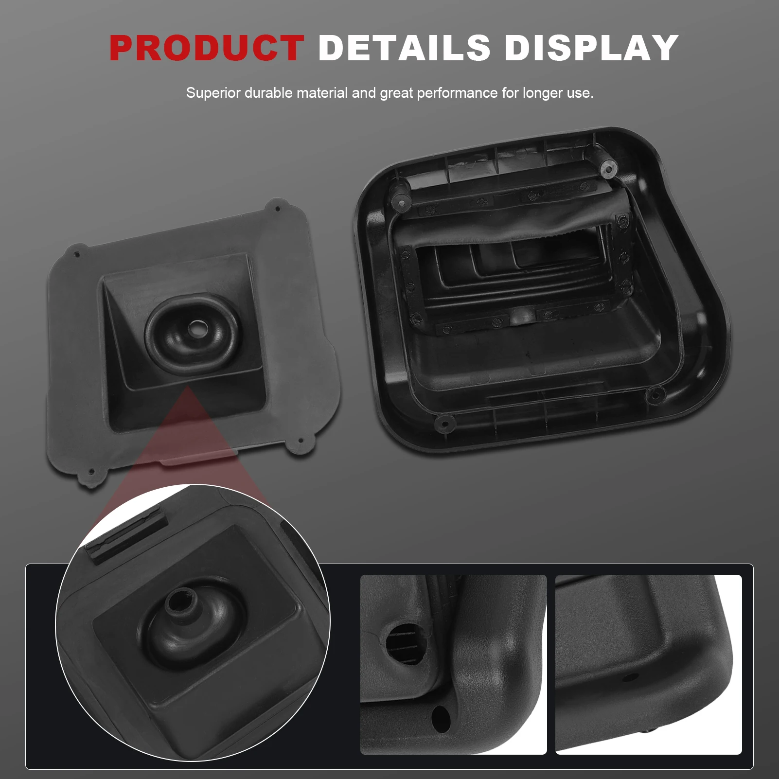 

Black Rubber Transfer Case Shifter Lever Gaiter Boot for Ford Bronco For Ford F150 F250HD F250 F350 F2TZ-7277-A