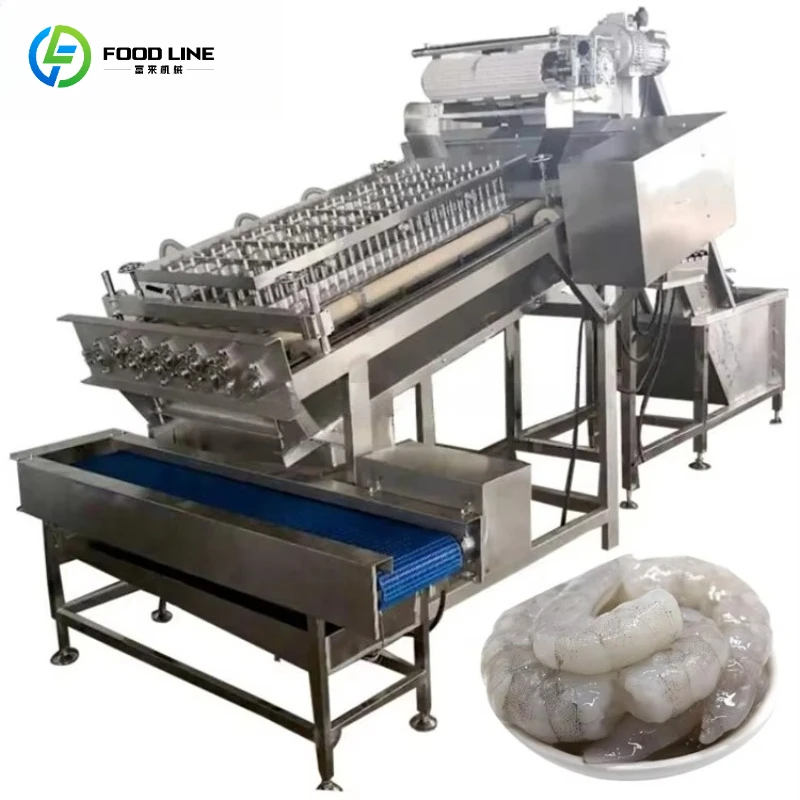 Prawns Shell Peeling Machine Fresh Shrimp Skin Peeler Separator Machine Frozen Dried Shrimp Shelling Machine Customized