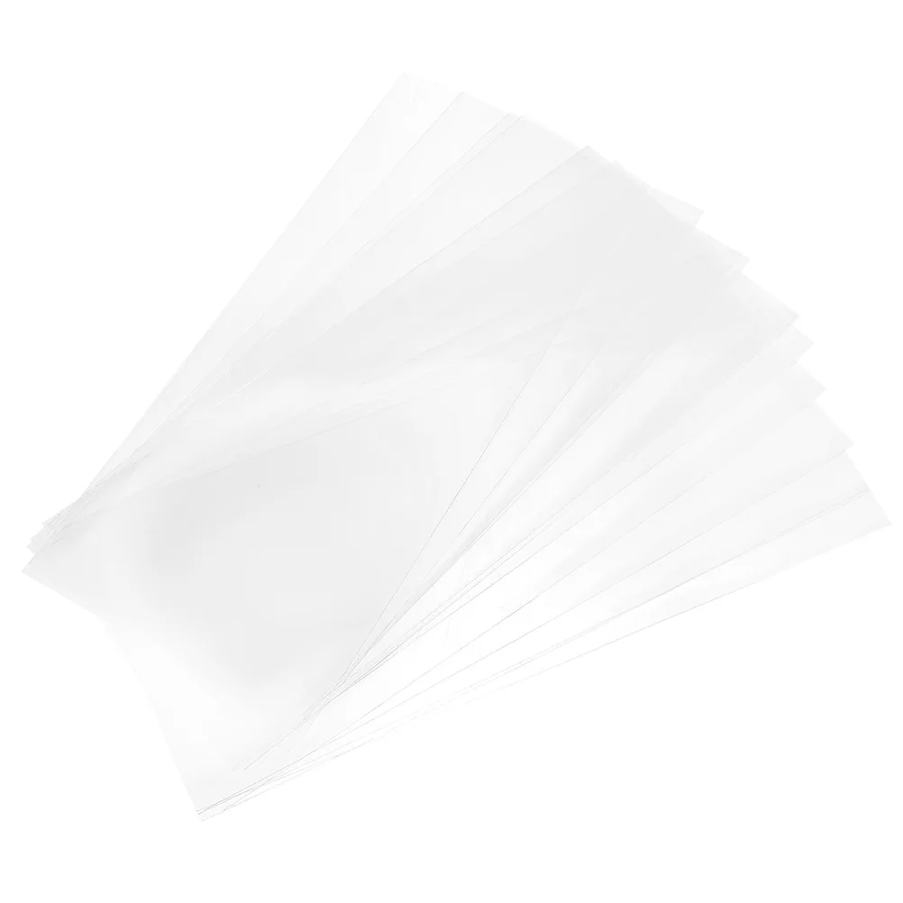 

150pcs Paper Money Protector Bags Clear Cash Storage Envelopes PP Material Water Resistant Transparent for Banknotes
