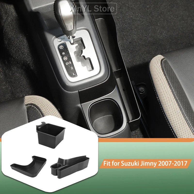 

Автомобильный ящик для хранения переключения передач из АБС-пластика, органайзер на заднее сиденье, подходит для Suzuki Jimny 2007-2017, аксессуары для салона автомобиля