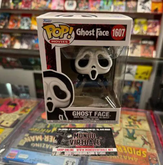 Funko Pop! Scream, la película de terror, Ghostface # 51 # Figura de acción coleccionable de vinilo de edición limitada 1607 para fanáticos de la película